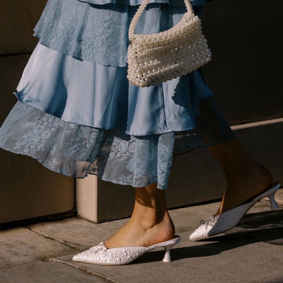 DOLCE VITA Claytn Pearl Heels - Picture 1 of 3